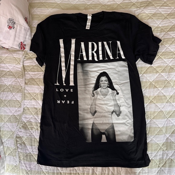 Tops - Marina & the Diamonds Love+Fear Tour merch shirt